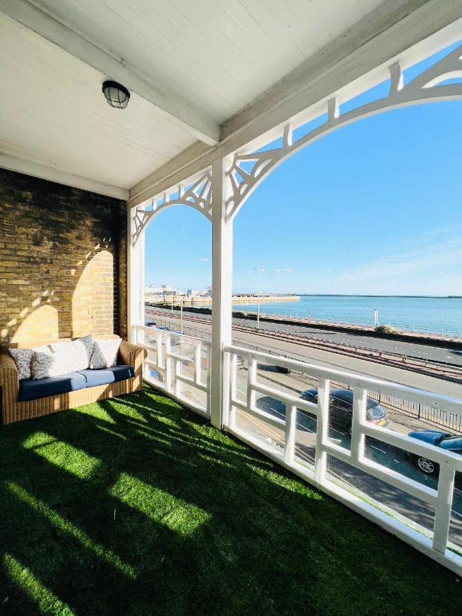 Flat 4 Marine Parade House, 1 East Cliff- Next To Dover Port, White Cliffs, Beach, Castle Esterno foto
